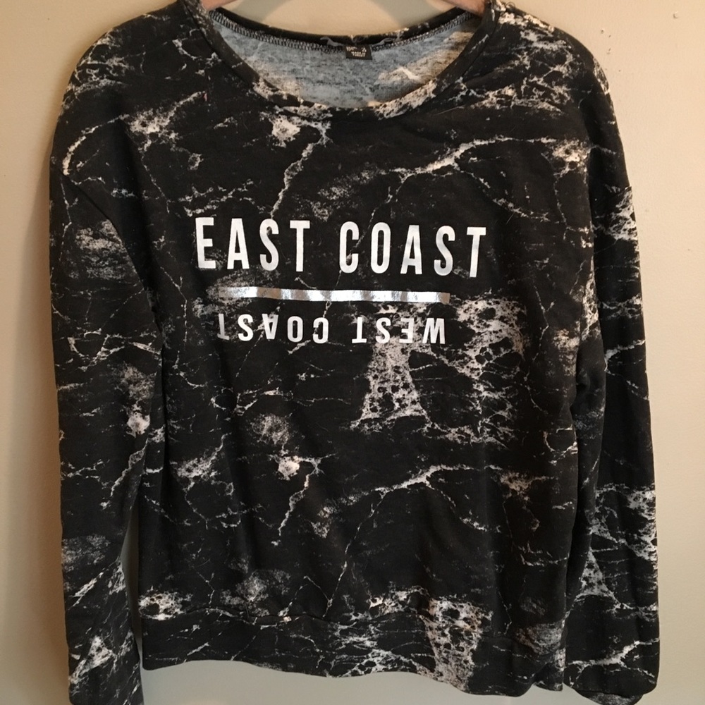 East Coast West Coast Marble Shirt